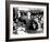 President Woodrow Wilson Throwing Out the First Ball, Opening Day, 1916-null-Framed Photo