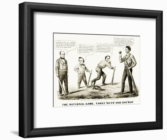 Presidential Campaign, 1860-Currier & Ives-Framed Premium Giclee Print