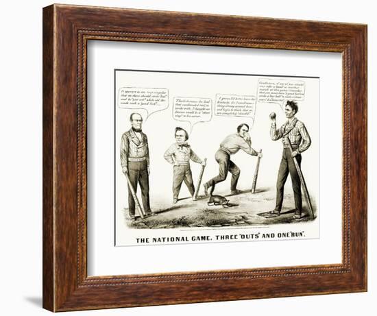 Presidential Campaign, 1860-Currier & Ives-Framed Giclee Print