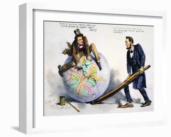 Presidential Campaign, 1864-null-Framed Giclee Print