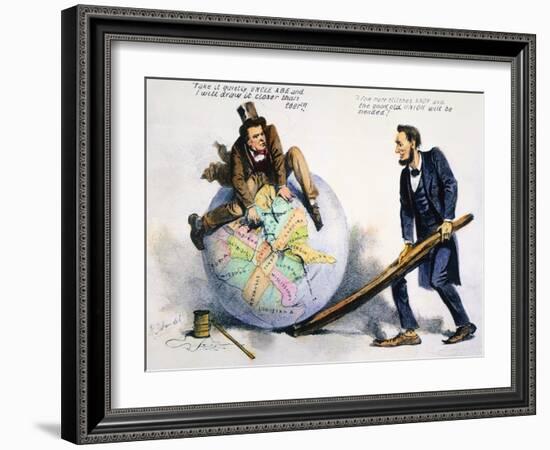 Presidential Campaign, 1864-null-Framed Giclee Print