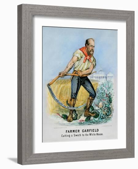 Presidential Campaign, 1880-Currier & Ives-Framed Giclee Print