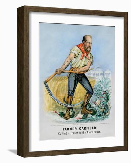 Presidential Campaign, 1880-Currier & Ives-Framed Giclee Print