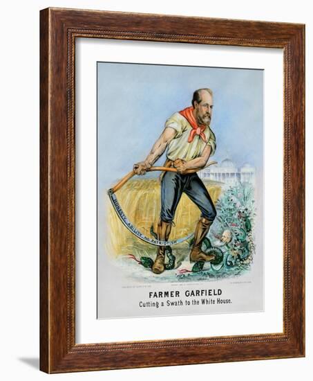 Presidential Campaign, 1880-Currier & Ives-Framed Giclee Print