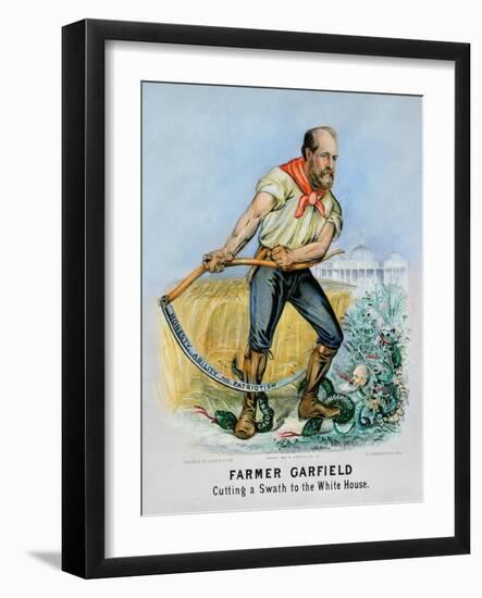 Presidential Campaign, 1880-Currier & Ives-Framed Giclee Print