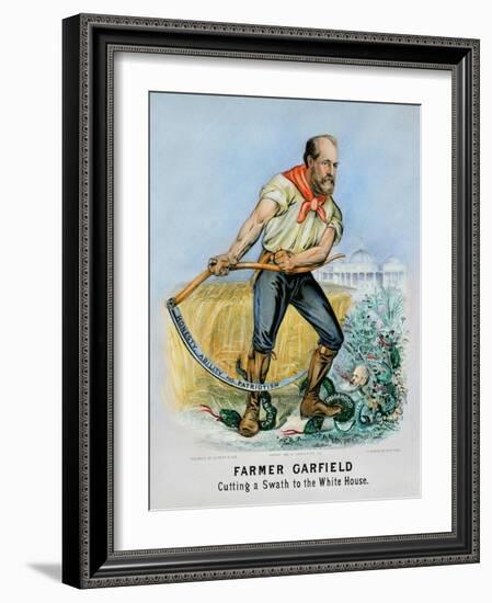 Presidential Campaign, 1880-Currier & Ives-Framed Giclee Print