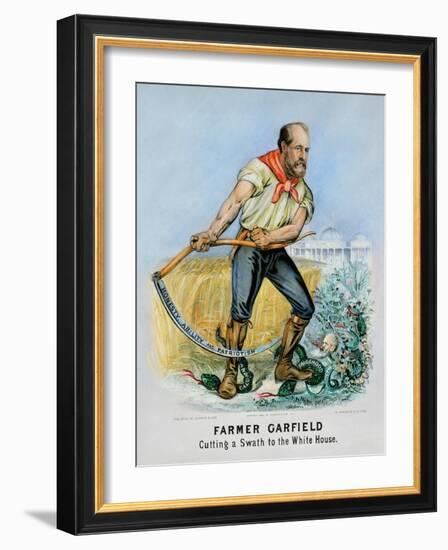 Presidential Campaign, 1880-Currier & Ives-Framed Giclee Print