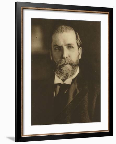 Presidential campaign poster for Charles E. Hughes, 1916-Harris & Ewing-Framed Photographic Print