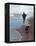 Presidential Candidate Bobby Kennedy and His Dog, Freckles, Running on Beach-Bill Eppridge-Framed Premier Image Canvas