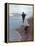 Presidential Candidate Bobby Kennedy and His Dog, Freckles, Running on Beach-Bill Eppridge-Framed Premier Image Canvas