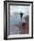 Presidential Candidate Bobby Kennedy and His Dog, Freckles, Running on Beach-Bill Eppridge-Framed Photographic Print