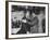 Presidential Candidate John F. Kennedy Speaking to Fellow Candidate Richard M. Nixon-Ed Clark-Framed Photographic Print