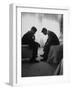 Presidential Candidate John Kennedy Conferring with Brother and Campaign Organizer Bobby Kennedy-Hank Walker-Framed Photographic Print