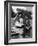 Presidential Candidate Senator Jack Kennedy with His Wife Jacqueline and Daughter Caroline-Paul Schutzer-Framed Photographic Print