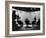 Presidential Candidates Senator John Kennedy and Rep. Richard Nixon Standing at Lecterns Debating-Francis Miller-Framed Photographic Print