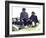 Presidential Contender Bobby Kennedy with Sons and Pet Dog Freckles in Convertible During Campaign-Bill Eppridge-Framed Photographic Print