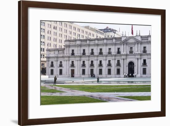 Presidential Palace, La Moneda, Santiago, Chile-M & G Therin-Weise-Framed Photographic Print