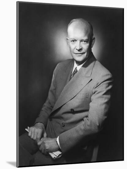 Presidential Portrait of Dwight D. Eisenhower-Stocktrek Images-Mounted Photographic Print