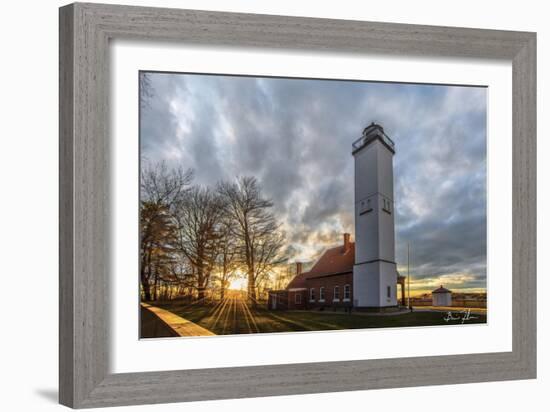 Presque Isle Lighthouse-5fishcreative-Framed Giclee Print