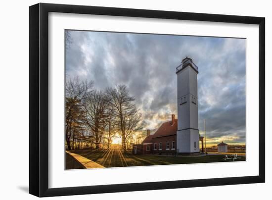 Presque Isle Lighthouse-5fishcreative-Framed Giclee Print