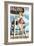 Presque Isle, Pennsylvania - Pinup Girl Lifeguard-Lantern Press-Framed Art Print