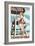 Presque Isle, Pennsylvania - Pinup Girl Lifeguard-Lantern Press-Framed Art Print