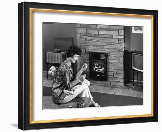 Press Advertisment for British Coal, May 1966-Michael Walters-Framed Photographic Print