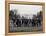 Press Correspondents and Photographers on White House Lawn-null-Framed Premier Image Canvas