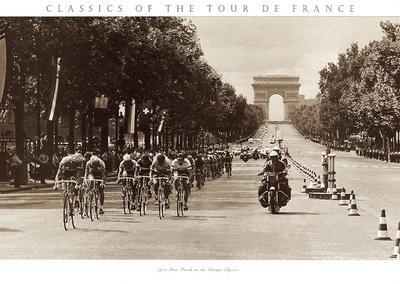 Roadie Presse E Sports Vintage Tour de France Racing Cycling Print Poster