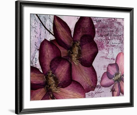 Pressed Flowers II-Patricia Pinto-Framed Art Print