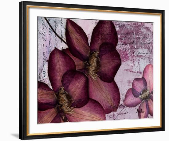 Pressed Flowers II-Patricia Pinto-Framed Art Print