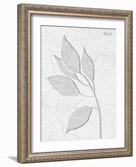 Pressed Plaques - Basil-Kristine Hegre-Framed Giclee Print