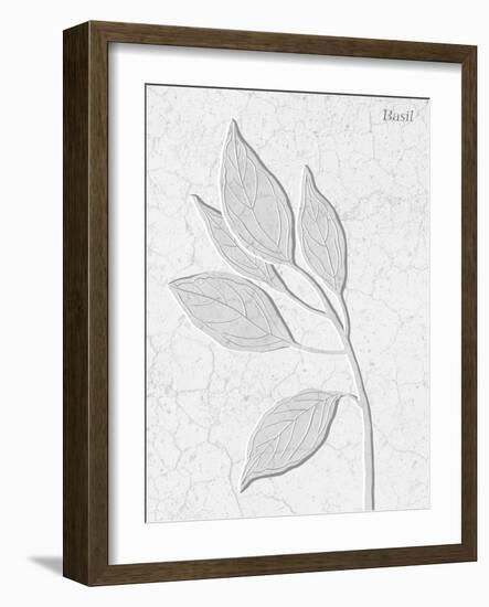 Pressed Plaques - Basil-Kristine Hegre-Framed Giclee Print