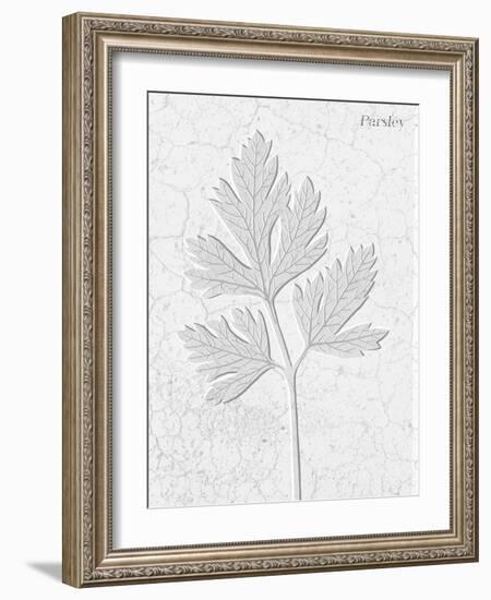 Pressed Plaques - Parsley-Kristine Hegre-Framed Giclee Print