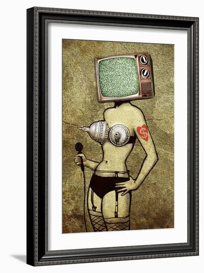 Presstitute-Anthony Freda-Framed Giclee Print