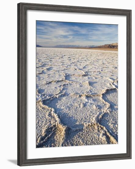 Pressure Ridges in the Salt Pan Near Badwater, Death Valley National Park, California, USA-Darrell Gulin-Framed Photographic Print