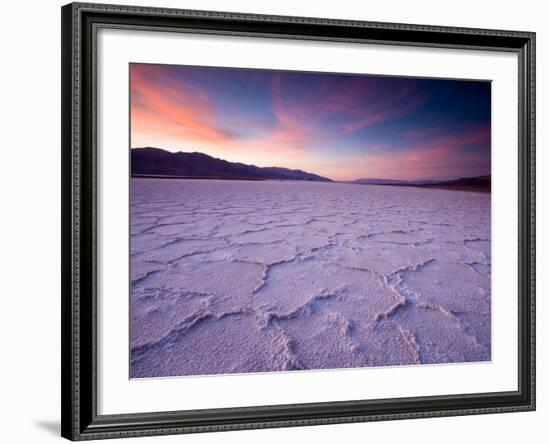 Pressure Ridges in the Salt Pan Near Badwater, Death Valley National Park, California, USA-Darrell Gulin-Framed Photographic Print