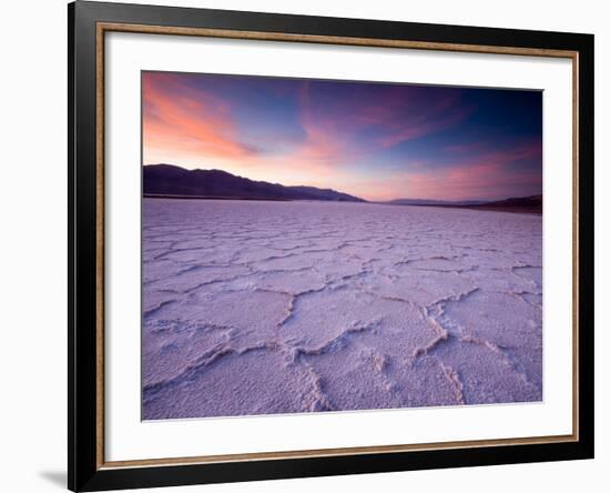 Pressure Ridges in the Salt Pan Near Badwater, Death Valley National Park, California, USA-Darrell Gulin-Framed Photographic Print