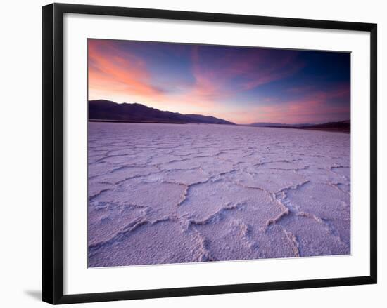 Pressure Ridges in the Salt Pan Near Badwater, Death Valley National Park, California, USA-Darrell Gulin-Framed Photographic Print