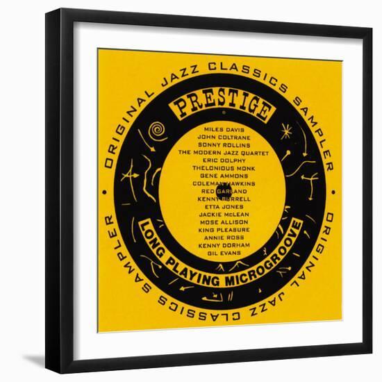 Prestige Sampler-null-Framed Art Print