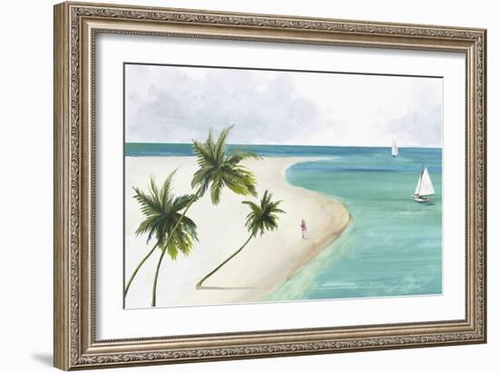 Prestine Beach-Allison Pearce-Framed Art Print