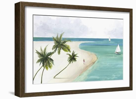 Prestine Beach-Allison Pearce-Framed Art Print