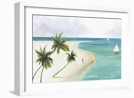 Prestine Beach-Allison Pearce-Framed Art Print