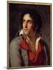Presume Portrait of the Geolier of the Painter Jacques Louis David Stayed in Prison after Robespier-Jacques Louis David-Mounted Giclee Print