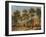 Presumed View of the Paseo Del Prado with the Prado Museum, Madrid, 1827 (Oil on Panel)-Giuseppe Canella-Framed Giclee Print