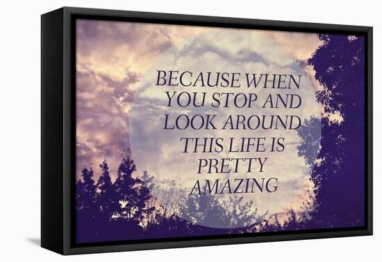 Pretty Amazing-Vintage Skies-Framed Premier Image Canvas