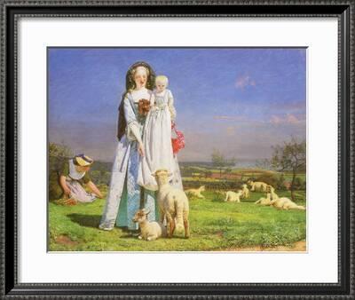 Pretty Baa Lambs 1851 Giclee Print Ford Madox Brown Art Com