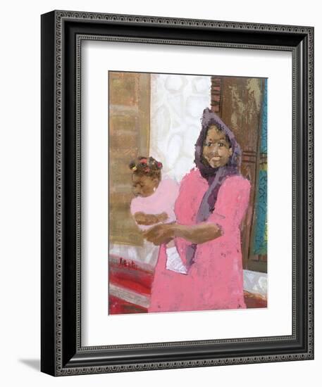 Pretty Baby, Stonetown, Zanzibar-Kate Yates-Framed Giclee Print