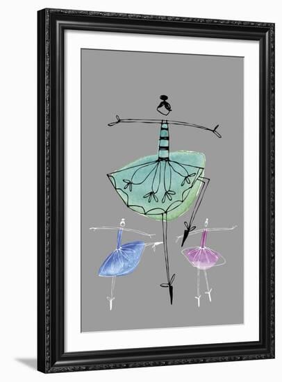 Pretty Ballerinas I-Callie Crosby and Rebecca Daw-Framed Giclee Print