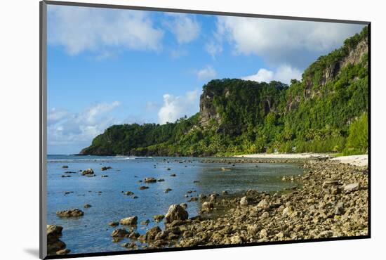 Pretty Bay and Turquoise Water in Tau Island, Manuas, American Samoa, South Pacific-Michael Runkel-Mounted Photographic Print